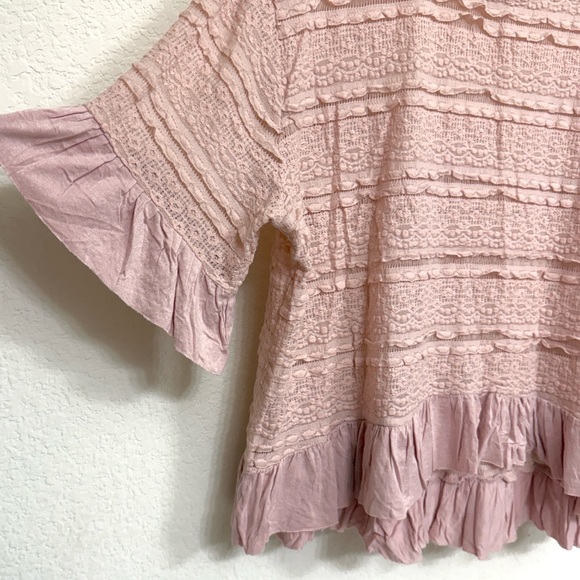 Umgee • Textured Ruffle Top - Picture 3 of 5